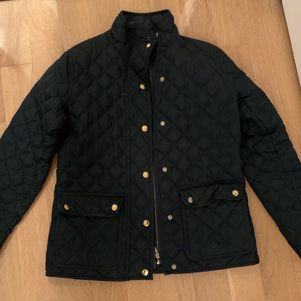 Jcrew quilted barn style jacket - Picture 2 of 6